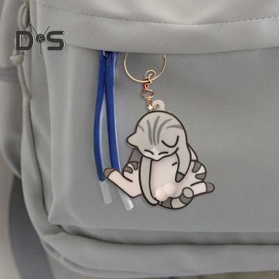 Çizgi Film Kedi Anahtarlık Kolye Dönen Parçalar Yavru Kedi Takısı Anahtarlık Hafif Çeşitli Renkler Anahtarlık Çanta Takısı