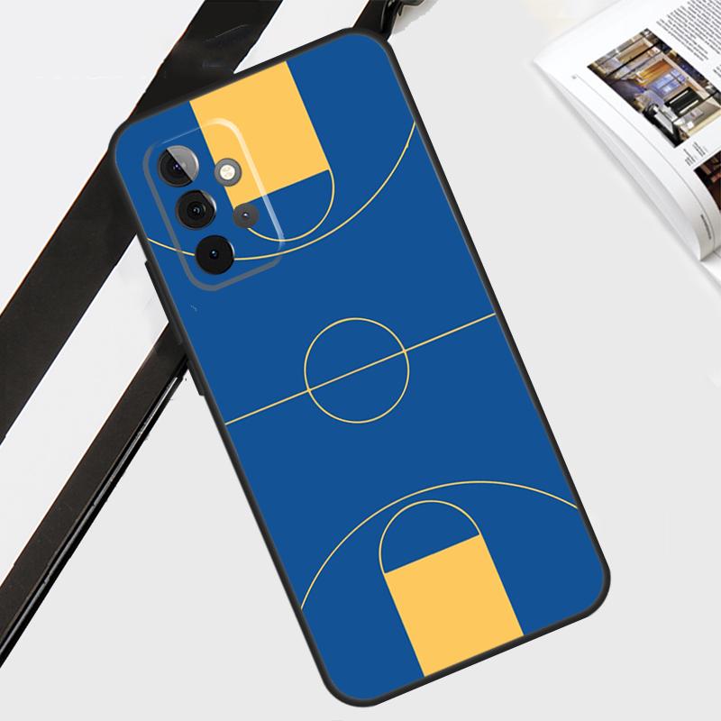Basketball Court Case For Samsung Galaxy A06 A56 A36 A26 A16 A54 A34 A14 A12 A22 A32 A52 A13 A53 A15 A35 A55