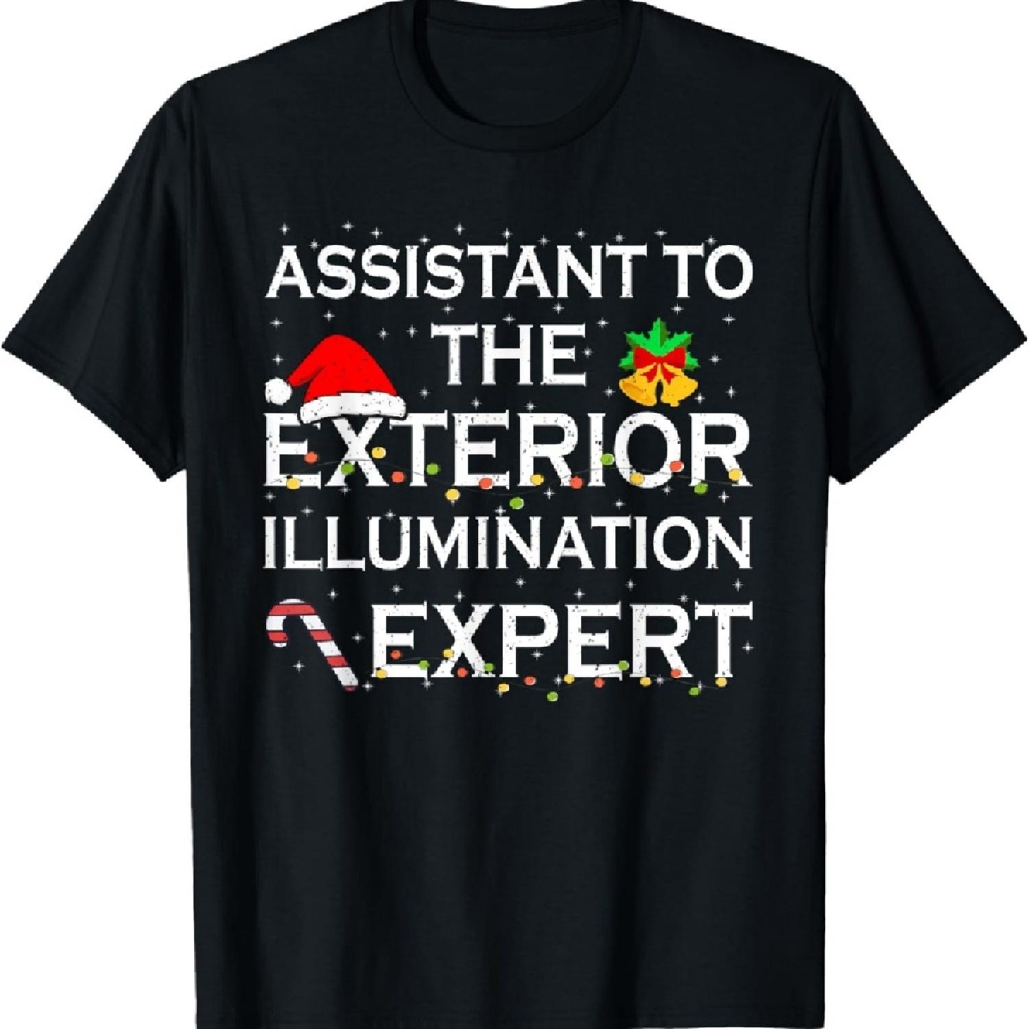 

Exterior Illumination Expert Christmas Lights Decorations T-Shirt XXXXXL чорний