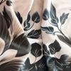 KELLY bedding set 220x200 cm - satin cotton, dark, elegant pattern