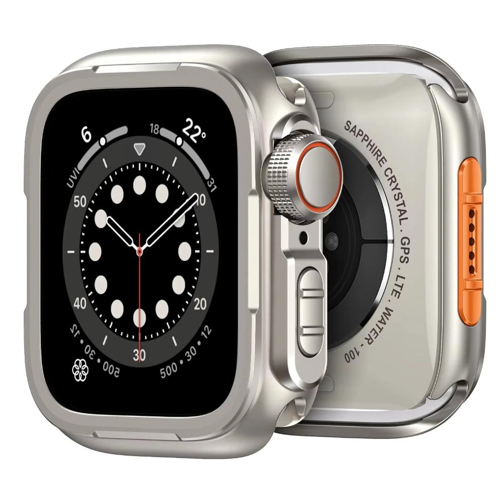 Металлический корпус для Apple Watch Ultra 3 49 мм Серии 11 10 46 мм Алюминиевая бамперная рамка для iwatch 9 8 7 6 5 SE3 45 мм 44 мм Защитная крышка 44mm(Series 654 SE3)