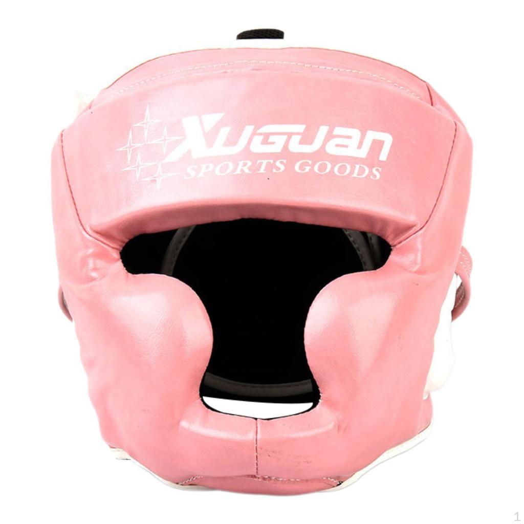 Copertura Regolabile Confortevolmente Casco da Allenamento Viso per Kickboxing Sanda Mma Wrestling