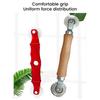 Screen Tool Screen Tool Roller Solid Wood Ergonomic Handle Double Carbon Steel