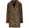 Пальто Женское Urban Classics Oversized Из Искусственного Меха Leo (TB7937) Коричневый/черный