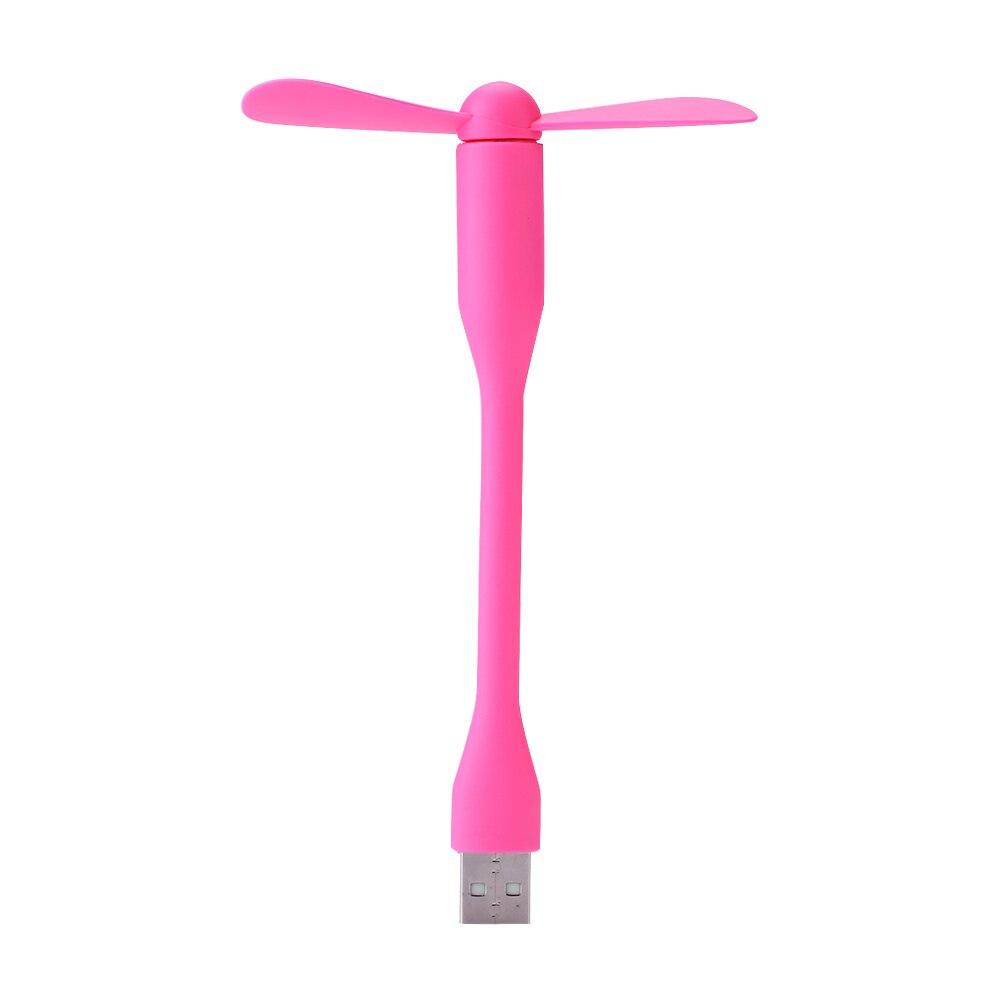 Mini USB Fan Flexible Bendable Fan For Power Bank Laptop PC AC Charger Portable Hand Fan For Computer Summer Gadget