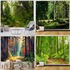 Quiet Forest Home Decoration Art Tapestry Yoga Mat Yoga Mat Background Wall Beach Towel Sheets Can Be Customized