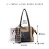 New Color-blocked Handbag, Fashionable and Versatile for Commuting, High-end Light Luxury Crossbody Bag