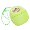 Breathable Hamster Travel Bag with Mesh Ventilation Portable Carrier Pouch for Small Pets Like Rabbit Rat Bunny Commute and Park
