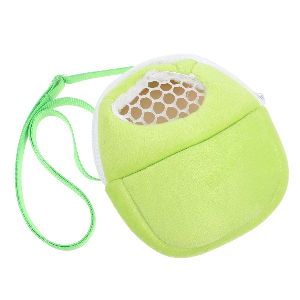 Breathable Hamster Travel Bag with Mesh Ventilation Portable Carrier Pouch for Small Pets Like Rabbit Rat Bunny Commute and Park