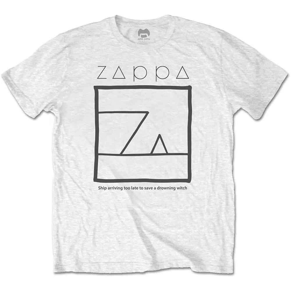 Frank Zappa Unisex Tee: Drowning Witch (XX-Large) White 2XL