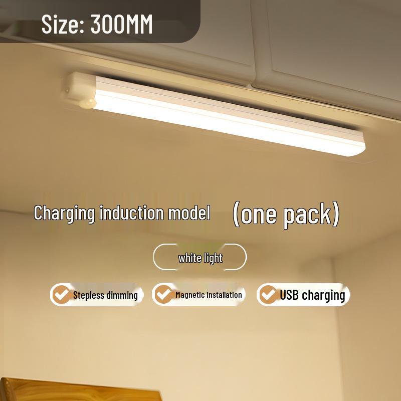 Smart Wireless LED Night Light with Motion Sensor, No Wiring Needed for Home, Hallways, Wardrobes, and Cabinets