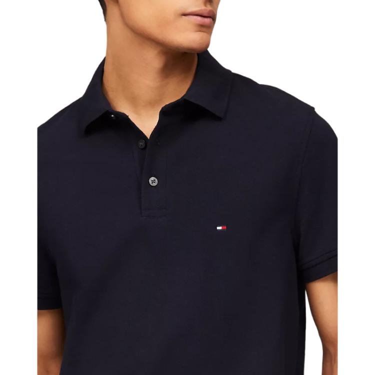 Tommy Hilfiger Slim Fit Polo Shirt With Logo Men tops Dark-Blue 78JA592-416