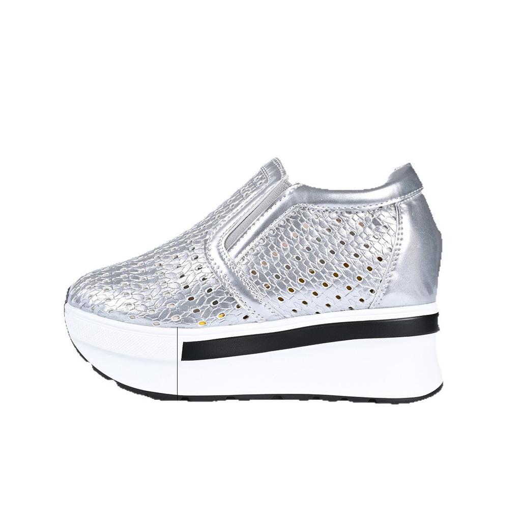 Plus Size Shoes for Women 35-42 Autumn Fashion Platform Wedges Slip On Casual Shoes Zapatos De Mujer Flats Women Footwear