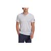 adidas Round Neck Solid Color Short Sleeve T-Shirt Men Tops White HB7471