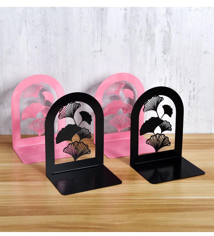 Chinese Style Ancient Architecture Metal Bookends: Decorative Desktop Ornaments and Book Support Clips