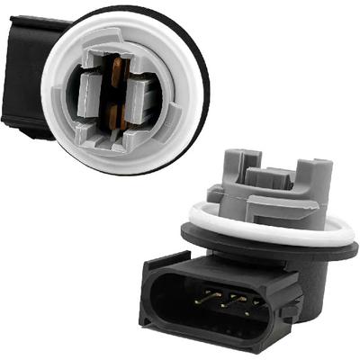 2Pcs Turn Signal Tail Light Socket Tail Lamp Lights Wiring Harness Plug, Compatible with Ford 2009-2014 F150 F250 F350 Super Duty, OE #