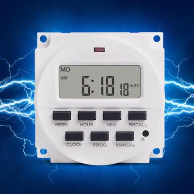DC 12V 24V 110V 120V 220V 230V Wyjście V Cyfrowy 7 tygodniowy programowalny wyłącznik czasowy Przekaźnik czasowy Sterowanie