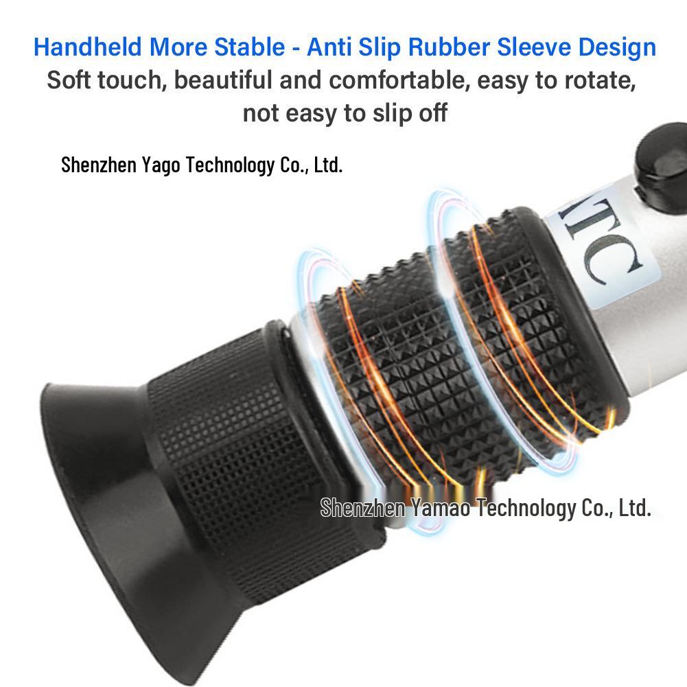 Handheld Honey Refractometer: 58-90 Brix Sugar Content & Baumé Meter