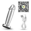 APP Metal Vibration Simulation Glans Anal Plug Adult Supplies Sex Toys Wearable Unisex