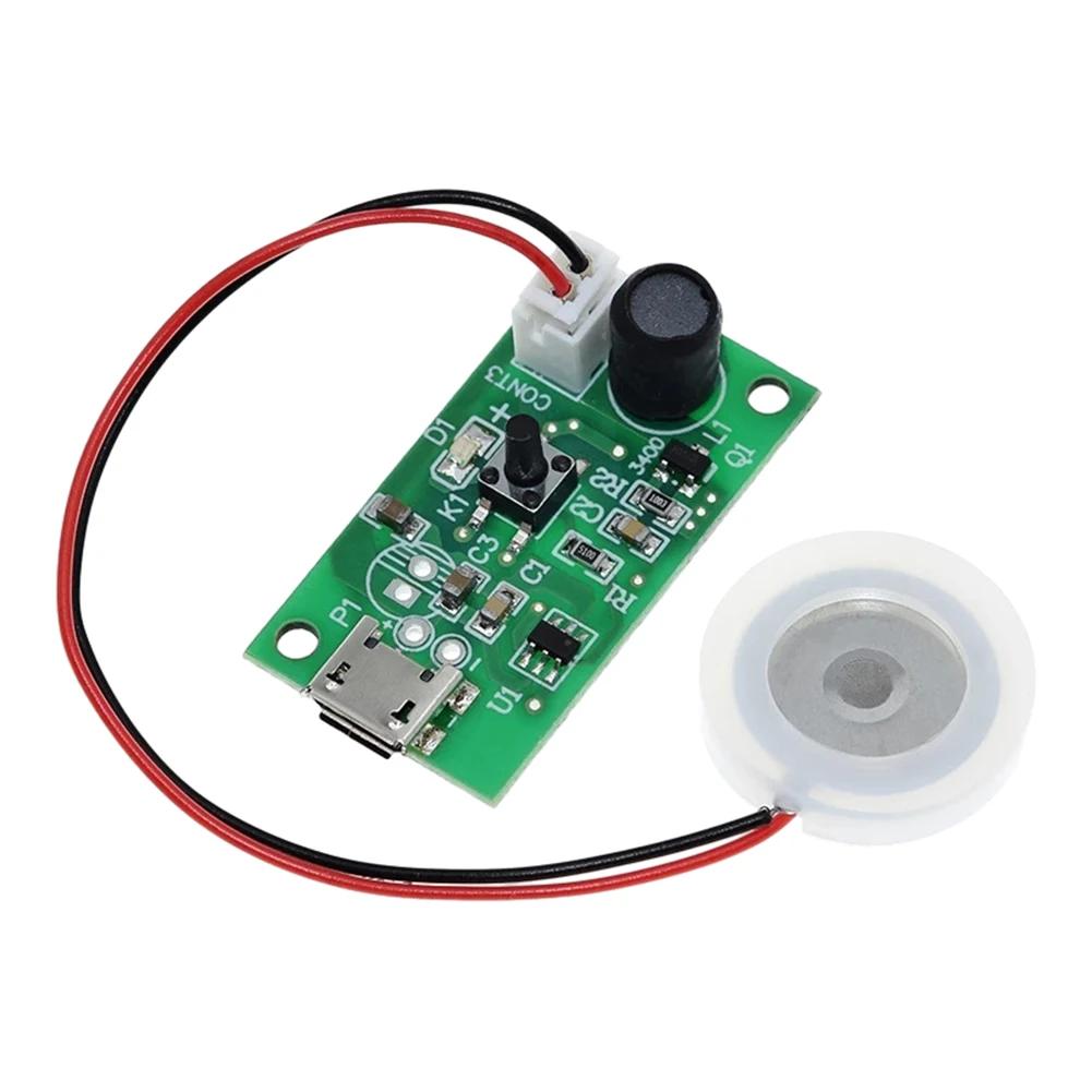 Mini Ultralyd Tåkemaskin Luftfukter Modul USB-drevet Bærbar Atomiserende Keramisk Tåkeprodusent for Hjem og Reise