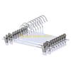F26C Nonslip Thickened Adjustable Stainless Steel Pants Hangers Multipurpose Clothes Hook For Home Laundry Organization