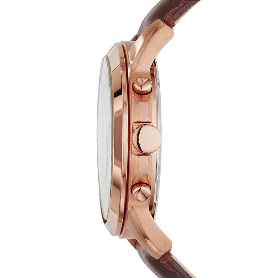 Fossil Ceas Cronograf pentru Bărbați - Curea din Piele, Trei Cadrane, Business Casual pentru Purtare Zilnică FS4991