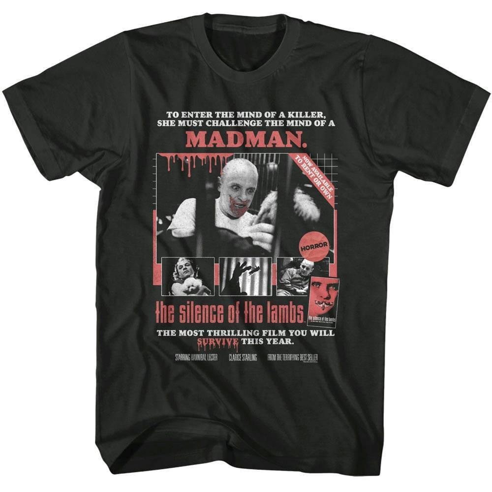Silence of The Lambs Mind of a Madman Men T Shirt S