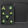 Dragon Eyeball Dice Set, 7PCS Sharp Edge D&D Dice with Gift Case for Dungeons and Dragons Table Game