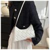 Women Fashion Small Underarm Bag Solid Color Handbags Female Zipper Shoulder Bag