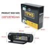 E-ACE 4 Sensors TPMS Removable Battery Wireless Intelligent Sensing Tire Pressure Monitor System Safety Alarm LCD Display