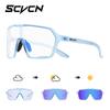 SCVCN Rosa Wanderbrille Fahrradbrille Sonnenbrille für Männer Photochrome Damen Mountainbike Radsportbrille UV400 MTB