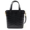 Excellent SAINT LAURENT PARIS Shoulder Bag Mini Toy Shopping Croco-embossed Used