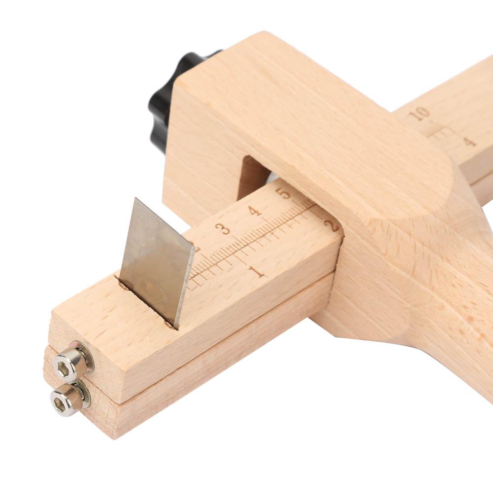 Adjustable Leather Strap Wood Cutter Craft Strip Belt Hand Cutting Tool