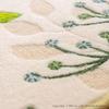 OKA Leaf Breath Kitchen Mat, Approx. 45cm x 180cm, Green (Washable, Antibacterial, Boshu, Non-Slip, Refreshing)