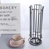 Vertical Coffee Capsule Display Rack Black Coffee Capsule Tower Stand  Company Pantry