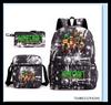 Student Schoolbag Cartoon Backpack Set 3D Digital Printing Backpack