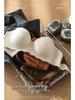 Leopard Print Strapless Lift Bra with Adjustable Underwire for Small Busts