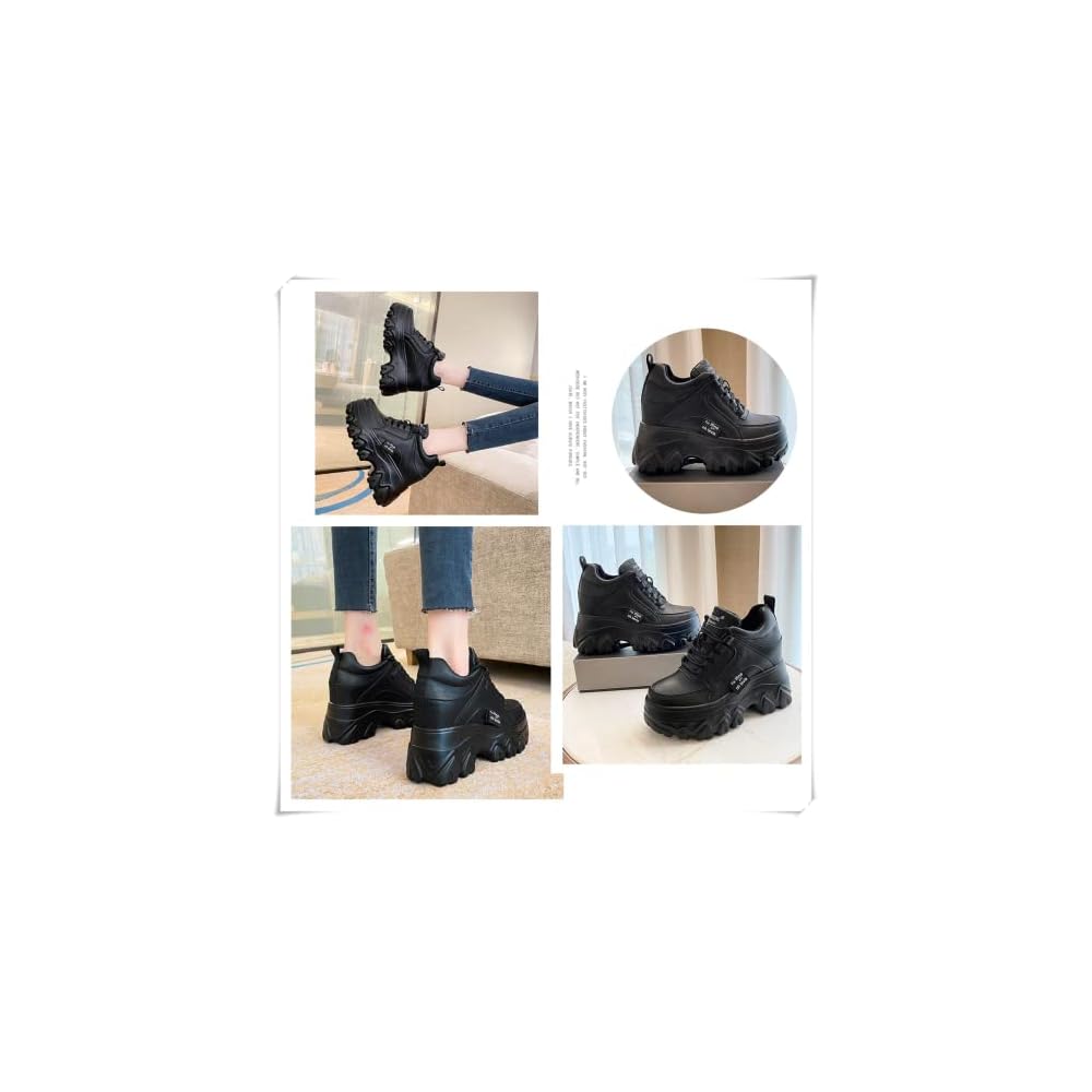 Ainiway Platform Sneakers, Dad Sneakers for Women, Platform Shoes, Sneakers with Hidden Heel,