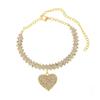 European & American Rhinestone Heart Anklet - Chic & Versatile Bride Jewelry