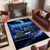 Truck Theme Crystal Velvet Rug Personalized Custom Name Text Soft Floor Mat Home Decor