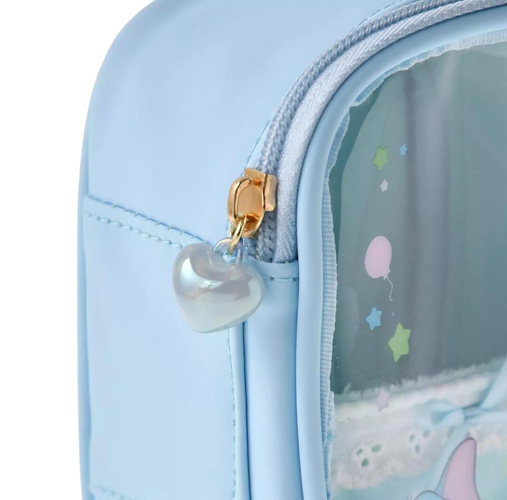 DISNEY Dumbo Pouch Keychain Type Clear Window ( Mellow Hug ) Japan NEW