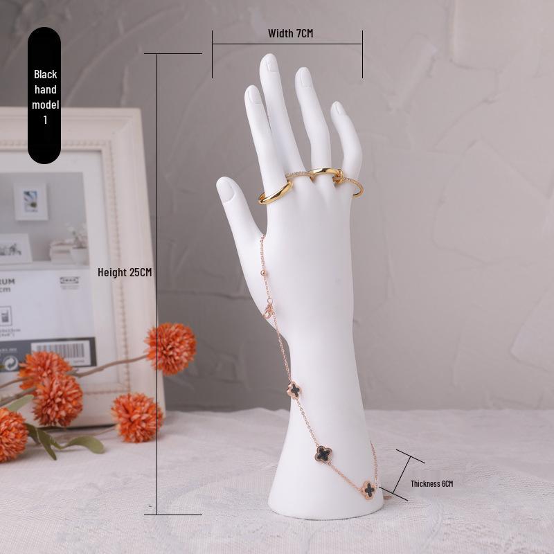 Jewelry Display Mannequin: Necklace, Earring, Ring, Bracelet Holder & Storage Stand.