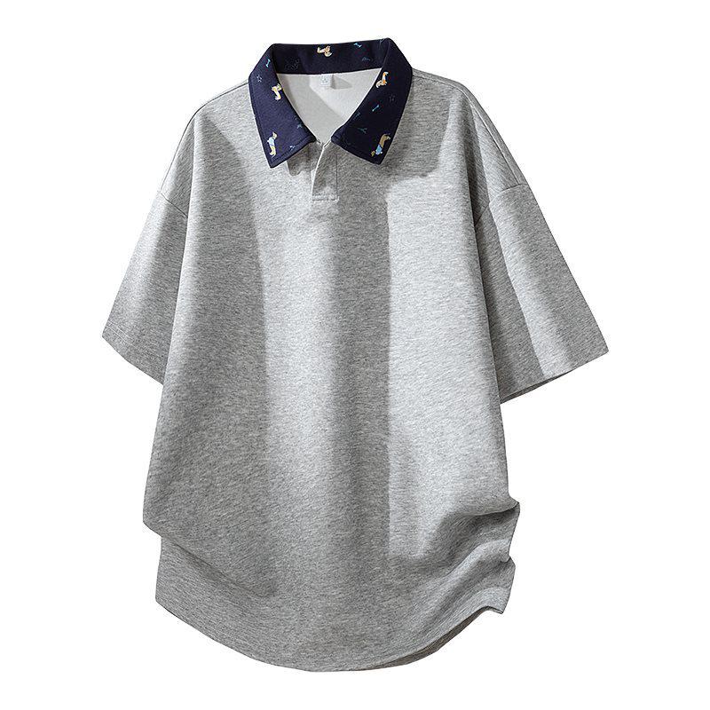 2026 Summer Men's & Unisex College-Style Short-Sleeved POLO Shirt - New High-End Two-Piece Design