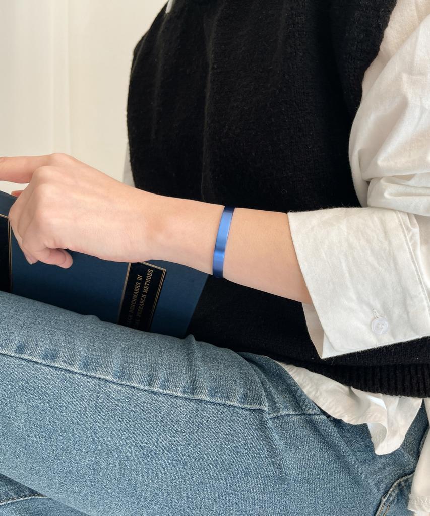 Sabona London Cbl Nano Ceramic Classic Blue Copper Bangle