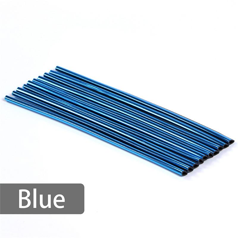 10 Pcs Car Styling Air Outlet Coating Finish 20cm Inner Molding Strip Ventilation Grille Switch Accessories For The Car Interior