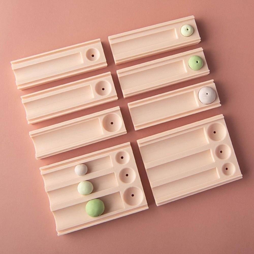 Clay Ball Punching Clay Bead Maker Tool with Hole Punch Rolling Ball Mold Polymer Clay Bead