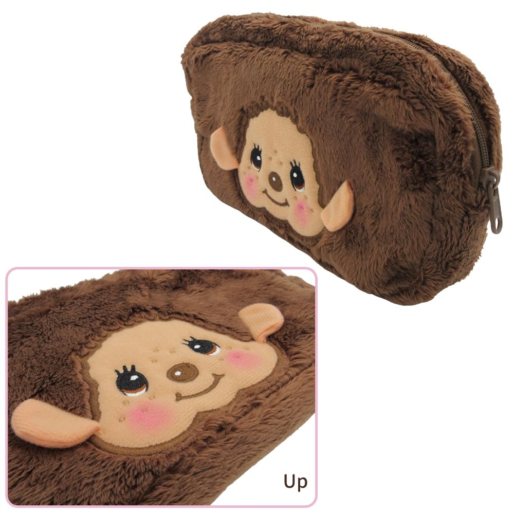 Monchhichi Square Brown [Unique] Pouch,