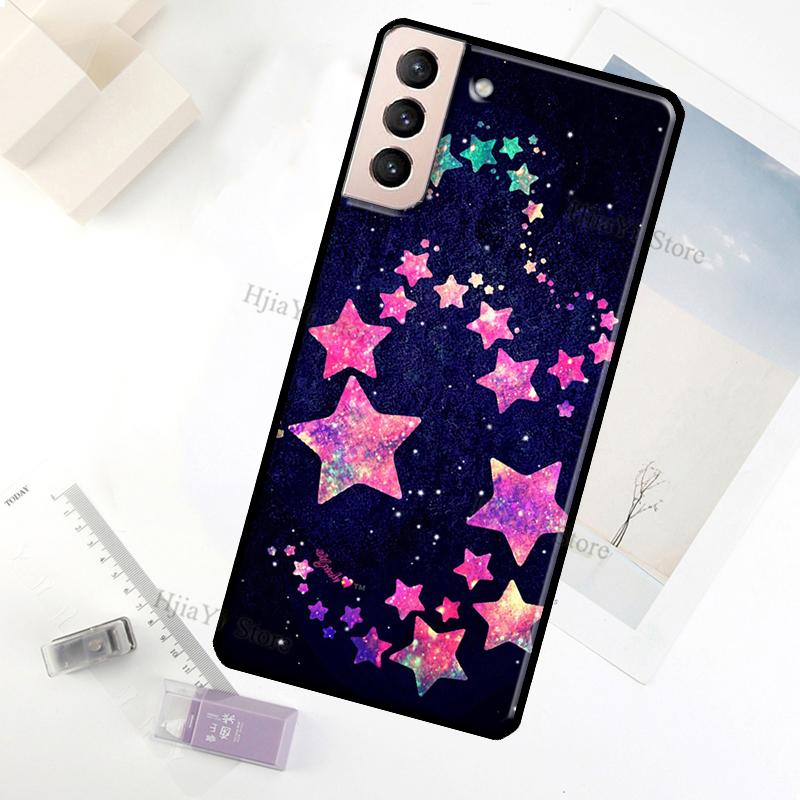 Bright Stars Art Case For Samsung Galaxy S23 Ultra Note 20 10 S9 S10 Plus S20 S21 FE S22 Ultra Phone Cover