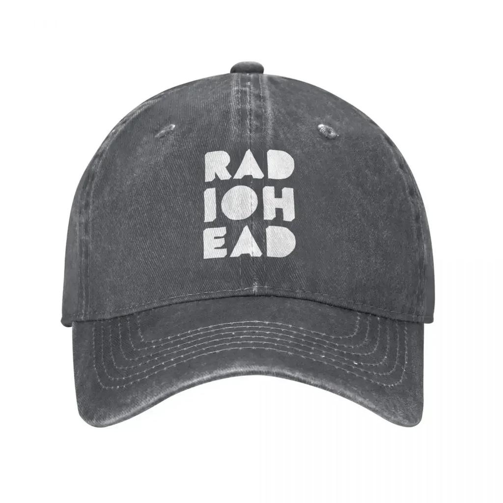 Módní hudební kapela Radiohead Baseballové čepice Unisex Opotřebované Prané Pokrývky hlavy Hip Hop Street Rock Venkovní Cvičení Čepice Klobouk
