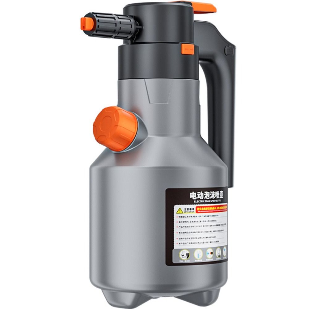 Handheld Electric Foam Sprayer 2L Foam Spray Bottle  For Car Wash Home Cleaning